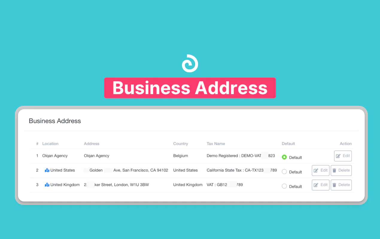Business Address