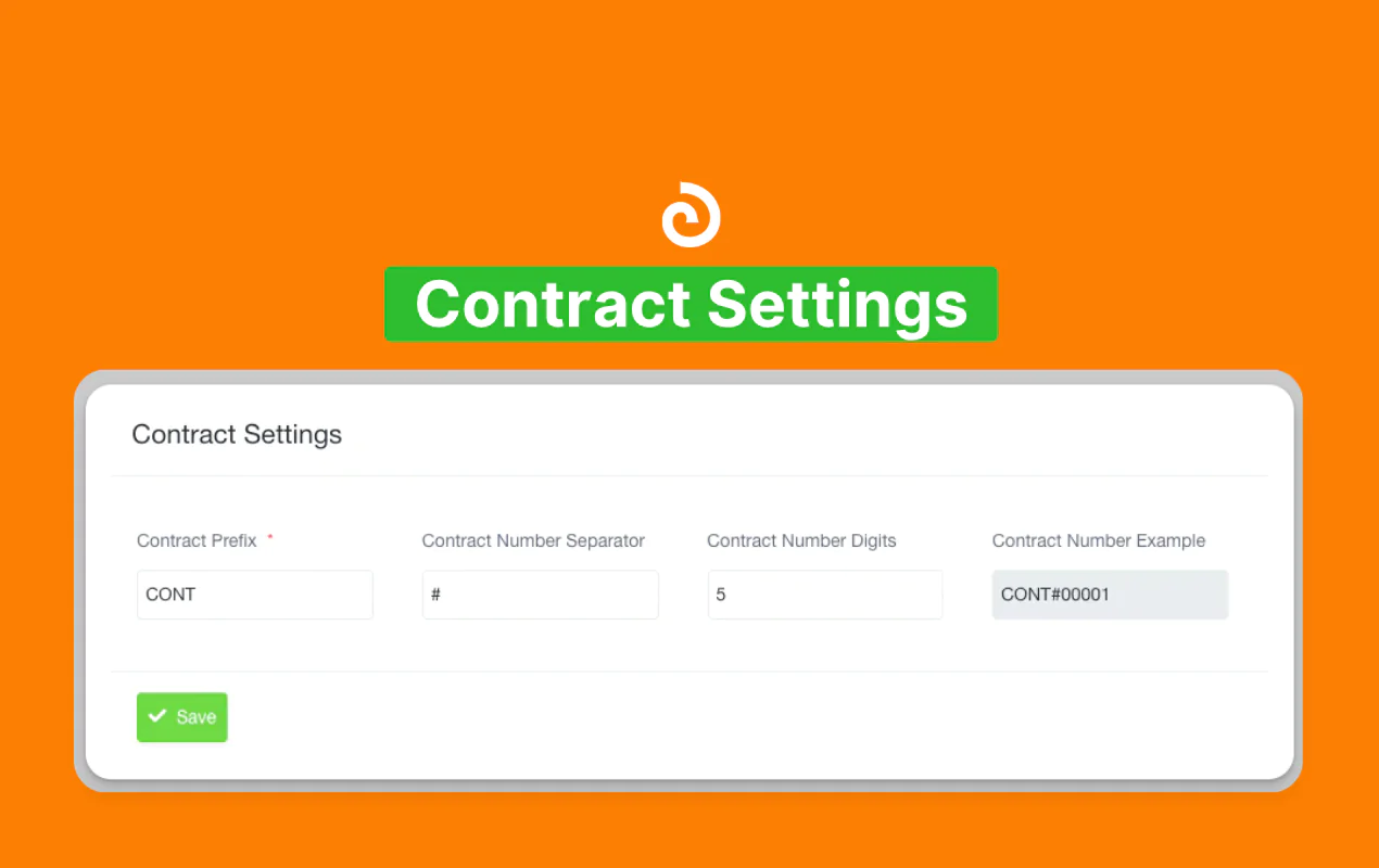 Contract Settings
