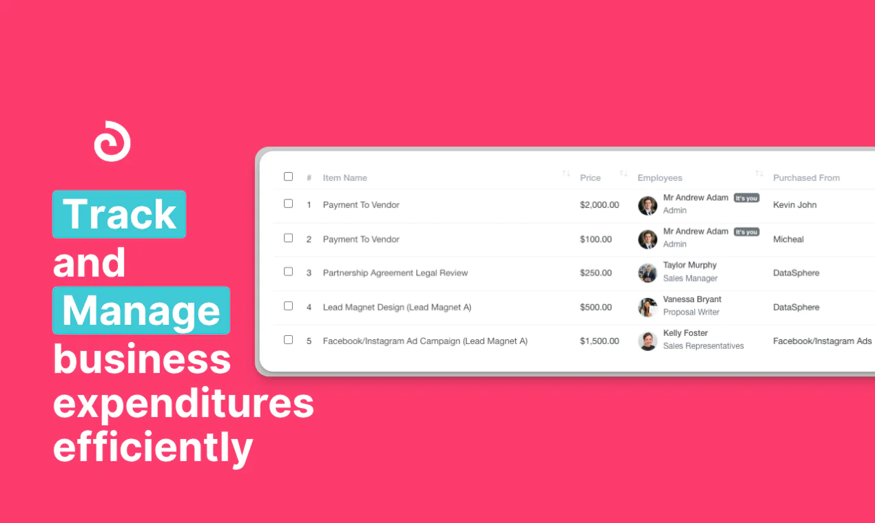 Expense Tracking & Bank Accounts