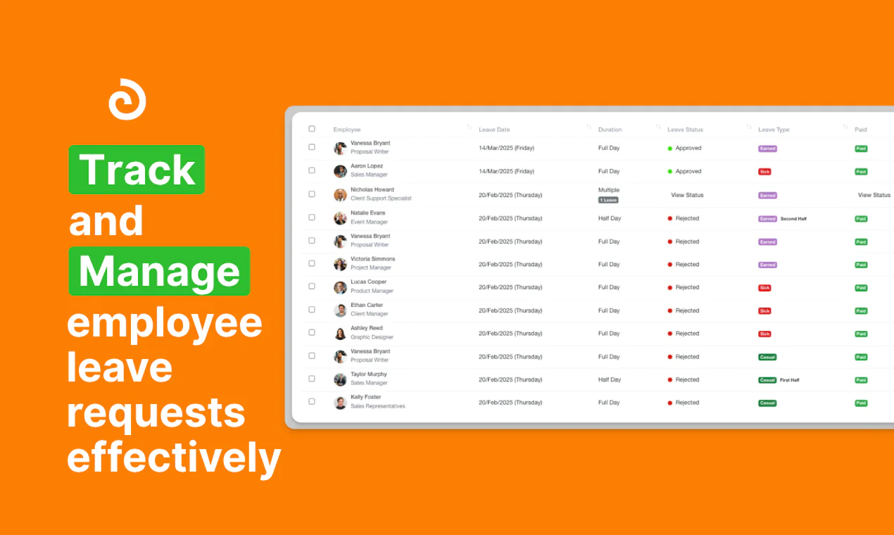 Leave & Attendance Tracking