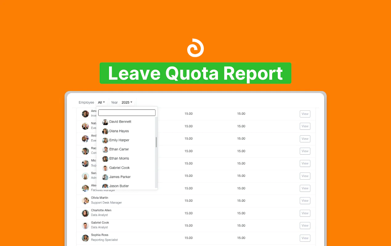Leave Quota Report