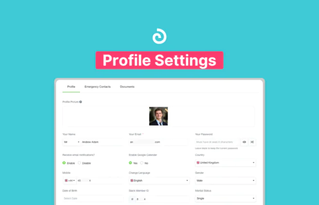 Profile Settings