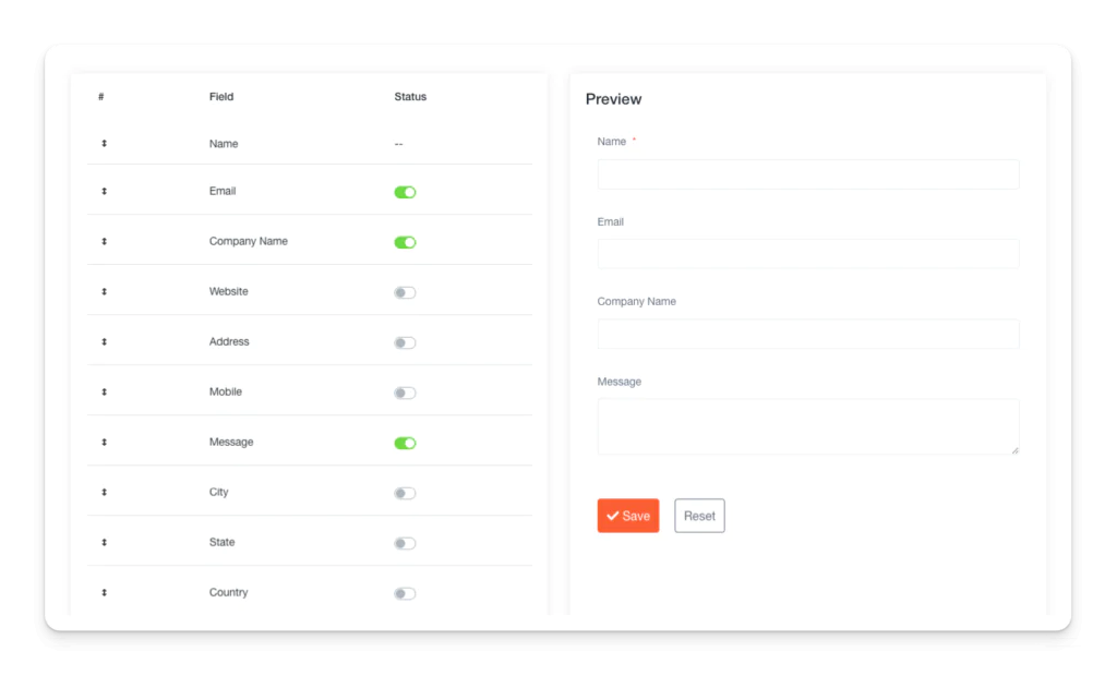 leads form